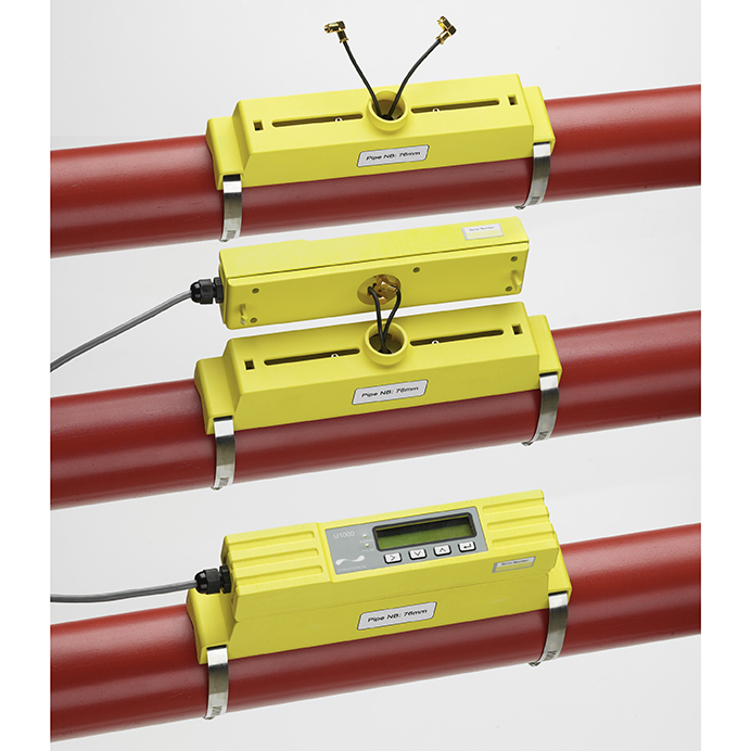 Caudalímetro fijo clamp-on para todos los diámetros | ULTRAFLO U1000MKII | Micronics